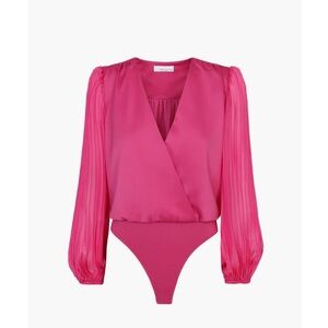 NWT Adelyn Rae Pink Bodysuit XS